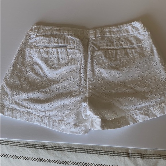 White Eyelet Shorts - Picture 3 of 4